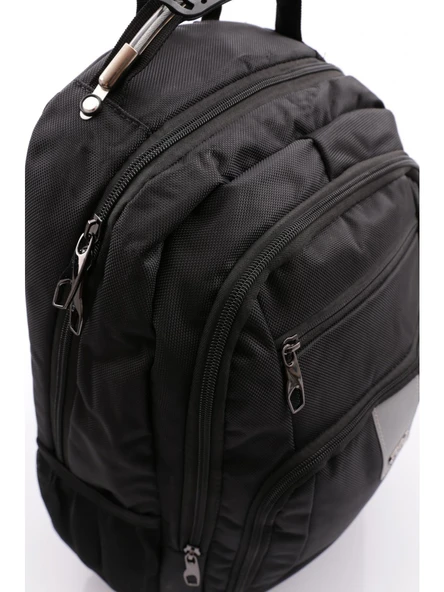Ççs 51448 Laptop Bölmeli Siyah Sırt Çantası - 2