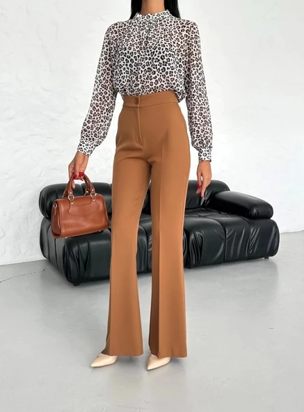 İspanyol Paça Pantolon - 4