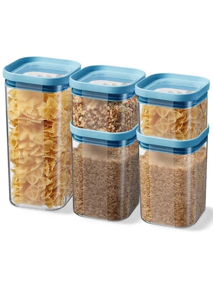 Primanova Seoul Kuru Gıda Saklama Kabı 5Li Set - 6