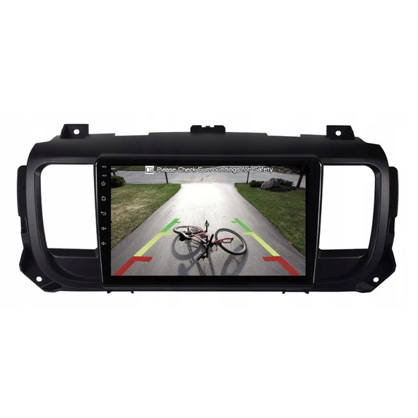 Citroën Jumpy Araç Multimedya Android Ekran Carplay Navigasyon Double Teyp 2+32 9" 17-23 Black CADENCE - Resim 4