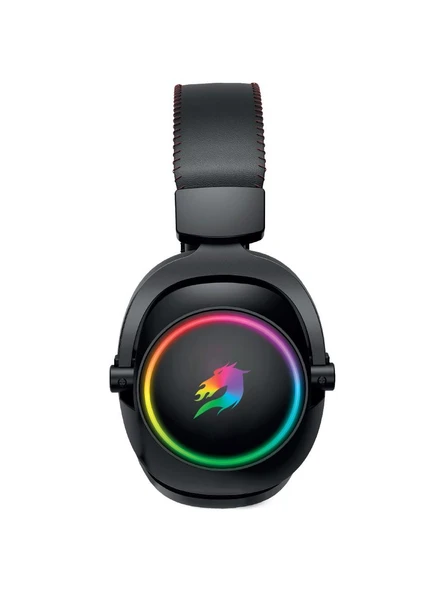 GameBooster WBH44  RGB Wireless 2.4G+BT Siyah Oyuncu Kulaklığı - 4