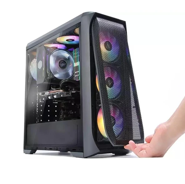 ZALMAN N5TF 4X RGB FAN TEMBERLİATX MIDT KASA