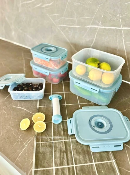 Primanova Seoul Tarih Göstergeli Saklama Kabı 5Li Set