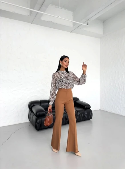 İspanyol Paça Pantolon - 3