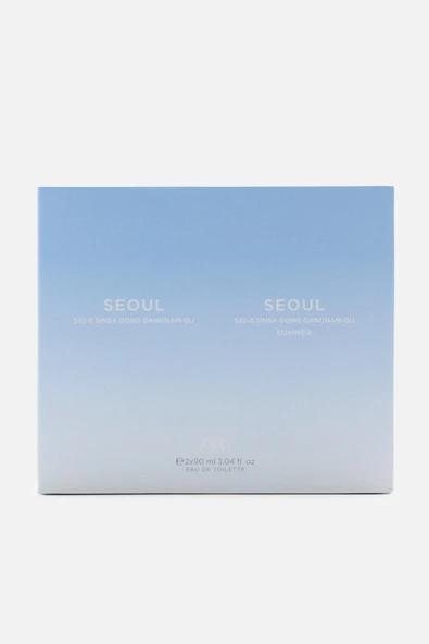 ZARA SEOUL + SEOUL SUMMER EDT 2 X 90 ML - 4