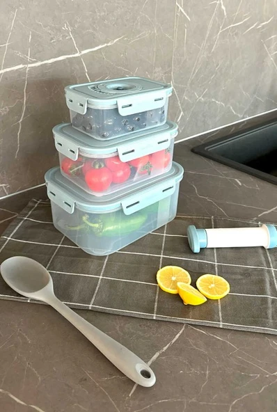 Primanova Seoul Tarih Göstergeli Saklama Kabı 3Lü Set