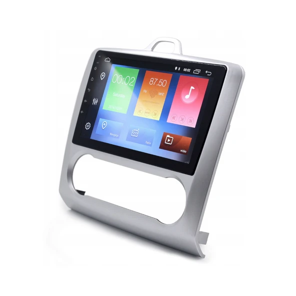 Ford Focus 2 Araç Multimedya Android Ekran Carplay Double Teyp 2+32 9" 05-11 Dijital Silver CADENCE - 2