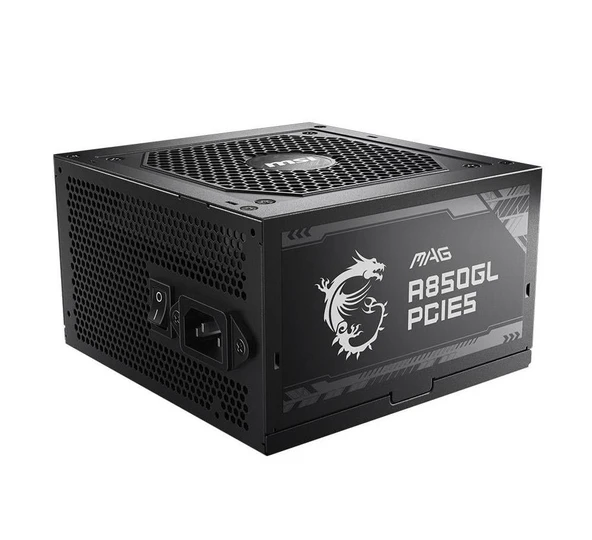 MSI MAG A850GN PCIE5 850W 80+ GOLD PSU NON-MODULAR