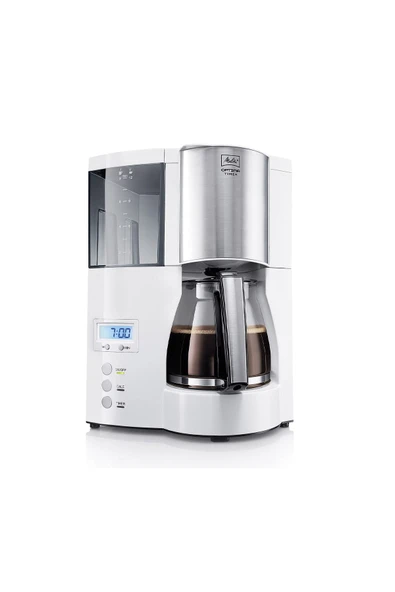 Melitta 100801 Optima Timer Zaman Ayarlı Beyaz Filtre Kahve Makinesi