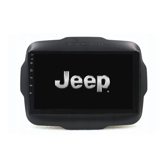 Jeep Renegade Araç Multimedya Android Ekran Carplay Navigasyon Double Teyp 4+64 9" 14-19 Black CADENCE ürün görseli 1