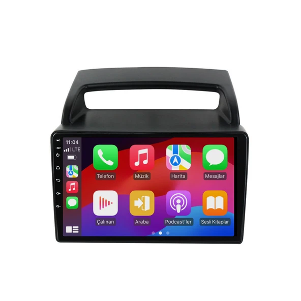 Kia Carnival VQ Araç Multimedya Android Ekran Carplay Double Teyp 4+64 9" 07-09 Black CADENCE - 3