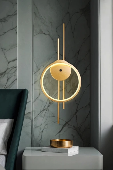 Gold Ledli Aplik İç Mekan Aplik ve Led Aplik