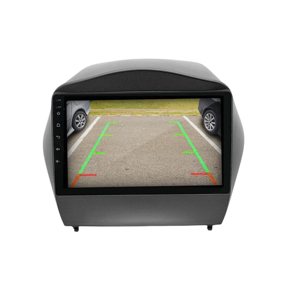 Hyundai ix35 Araç Multimedya Android Ekran Carplay Navigasyon Double Teyp 4+64 9" 10-15 Black CADENCE - Resim 3