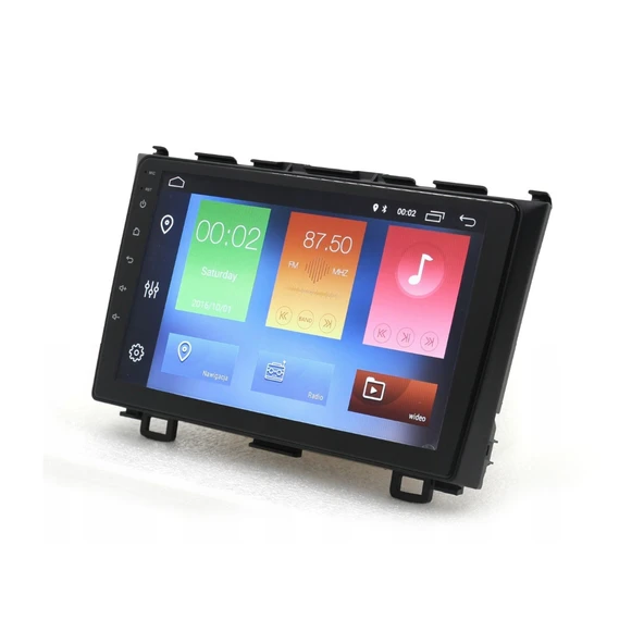 Honda Crv Araç Multimedya Android Ekran Carplay Navigasyon Double Teyp 4+64 9" 07-12 Black CADENCE - Resim 3