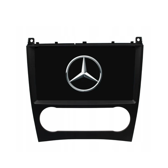 Mercedes C Class W203 Araç Multimedya Android Ekran Carplay Double Teyp 4+64 9" 04-07 Black CADENCE ürün görseli 1
