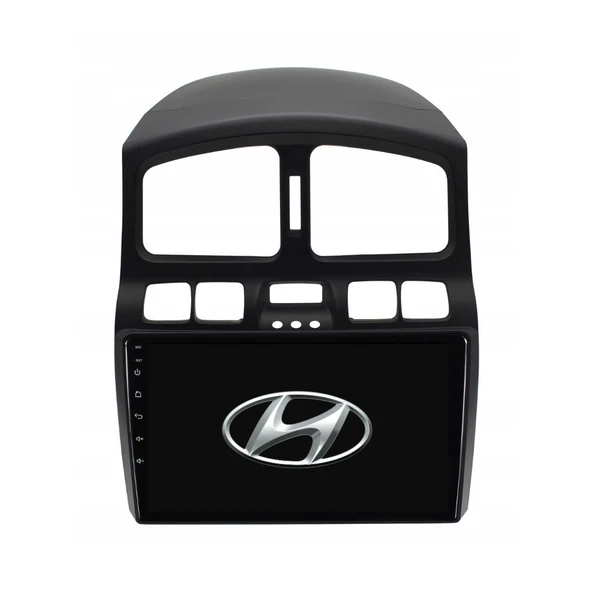 Hyundai Santa Fe Araç Multimedya Android Ekran Carplay Double Teyp 4+64 9" 00-05 Black CADENCE ürün görseli 1