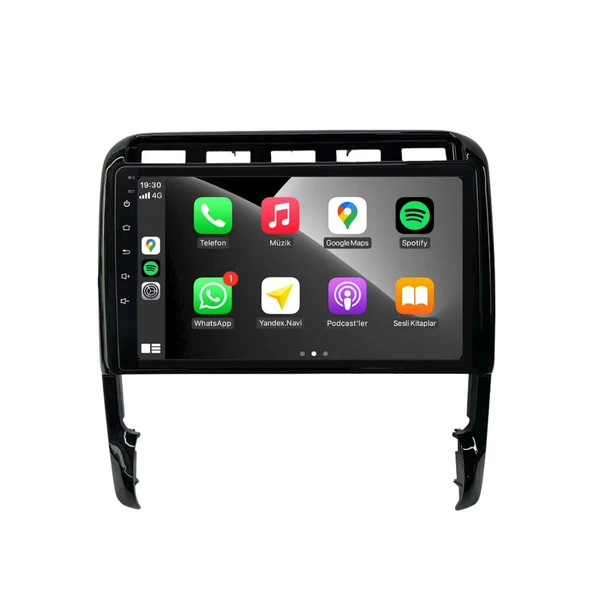 Porsche Cayenne Araç Multimedya Android Ekran Carplay Double Teyp 4+64 9" 03-10 P.Black CADENCE - Resim 2