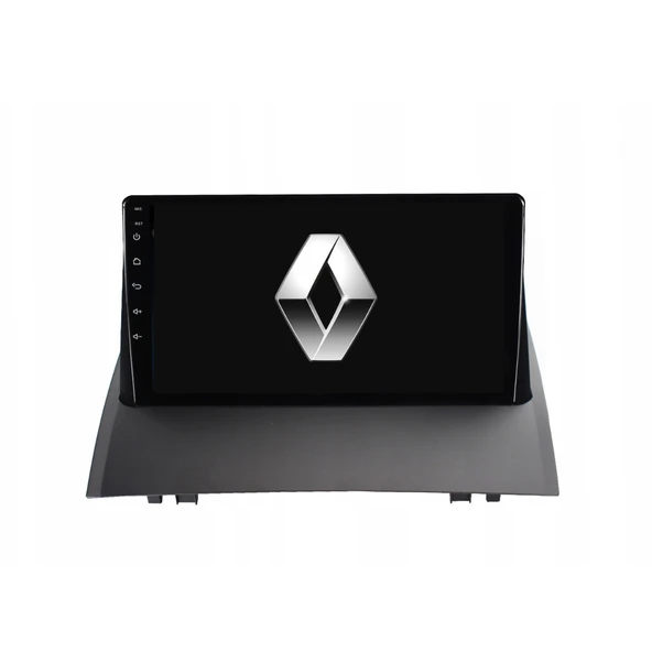 Renault Megane 2 Araç Multimedya Android Ekran Carplay Double Teyp 4+64 9" 04-08 Black CADENCE