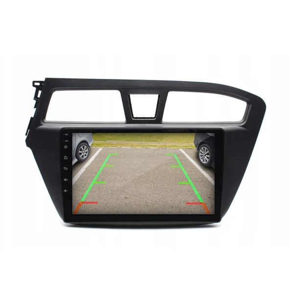 Hyundai i20 Araç Multimedya Android Ekran Carplay Navigasyon Double Teyp 4+64 9" 14-18 Black CADENCE - Resim 4