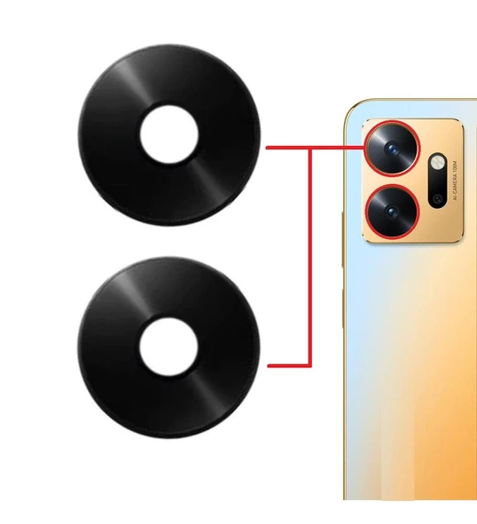 infinix Zero 20 İle Uyumlu Kamera Camı İthal Set x6821
