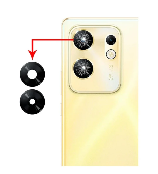 infinix Zero 30 İle Uyumlu Kamera Camı İthal Set x6731