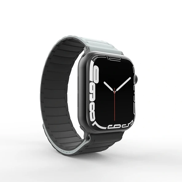 Watch 42mm Uyumlu Akıllı Saat Kordonu-122 Silikon Kordon Strap Kayış - 8