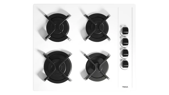 TEKA GBC 64002 KBC Beyaz 60 Cm Cam Ocak