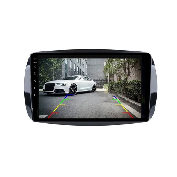 Smart Fortwo - Forfour Araç Multimedya Android Ekran Carplay Navigasyon 4+64 9" 15-19 P.Black CADENCE - Resim 3