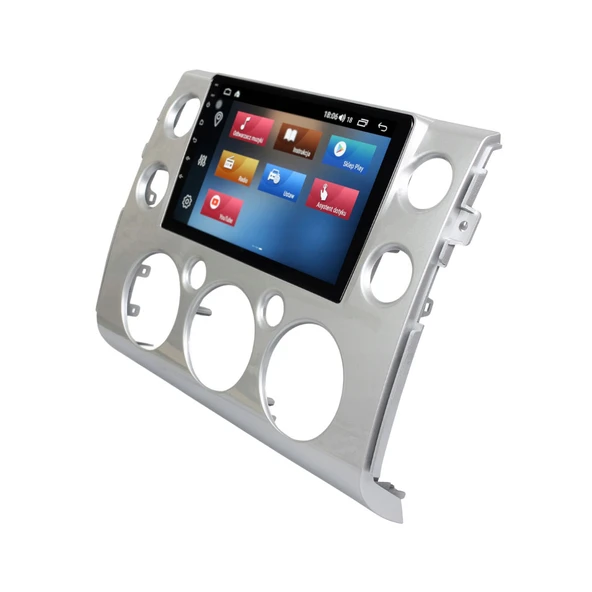 Toyota FJ Cruiser Araç Multimedya Android Ekran Carplay Double Teyp 4+64 9" 07-08 Silver CADENCE - Resim 2