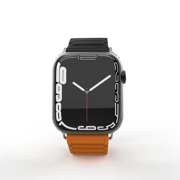 Watch 44mm Uyumlu Akıllı Saat Kordonu-122 Silikon Kordon Strap Kayış - 7