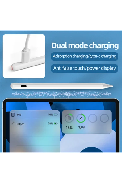 Fulltech Çift Şarj Modlu Dijital Çizim Kalemi FTP-3 - 3