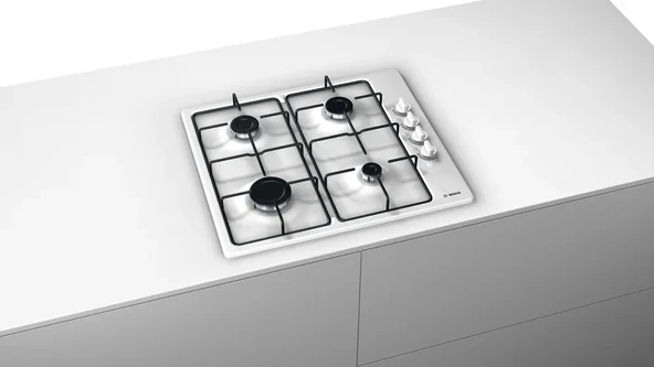 Bosch PBP6C2B80L LPG'li Beyaz Ankastre Ocak - 2