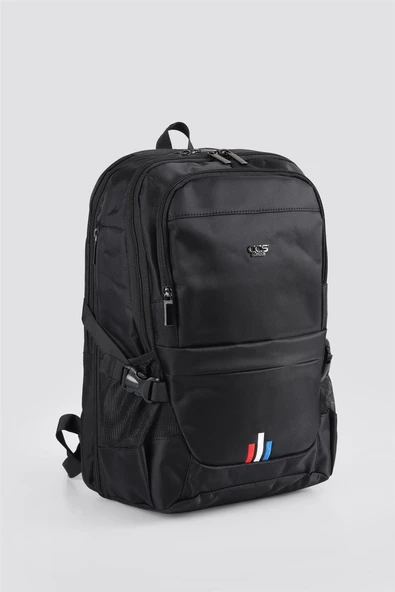 Ççs 51452 Laptop Bölmeli Usb Girişli Terletmeyen Siyah Sırt Çantası - 2