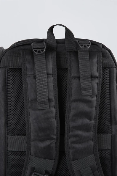 Ççs 51452 Laptop Bölmeli Usb Girişli Terletmeyen Siyah Sırt Çantası - 5