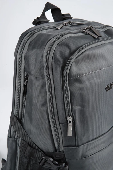 Ççs 51452 Laptop Bölmeli Usb Girişli Terletmeyen Gri Sırt Çantası - 4