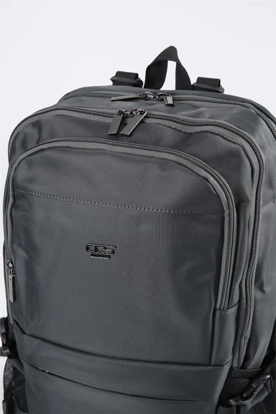 Ççs 51452 Laptop Bölmeli Usb Girişli Terletmeyen Gri Sırt Çantası - 3