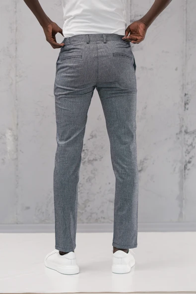 Beli Lastikli ve İplikli Slimfit Pamuklu Jogger Pantolon - Resim 12