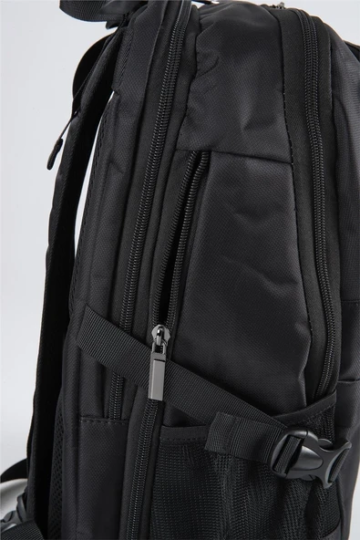 Ççs 51452 Laptop Bölmeli Usb Girişli Terletmeyen Siyah Sırt Çantası - 4