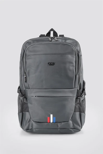 Ççs 51452 Laptop Bölmeli Usb Girişli Terletmeyen Gri Sırt Çantası