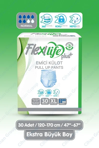 FLEXİLİFE YETİŞKİN KÜLOT BEZ  XLARGE