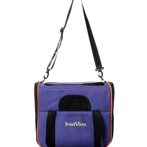 Yıkanabilir Plastik Fileli Kedi Köpek Taşıma Çantası Kare Model - Resim 12