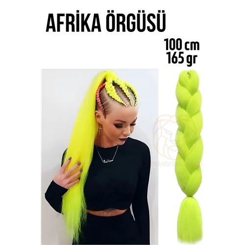 Afrika Örügüsü Rasta 100 Cm 165 Gr 1096 Sarı