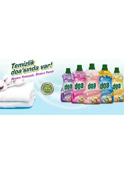 DOA Konsantre Yumşatıcı Pudra kokulu 1500 ml - 4
