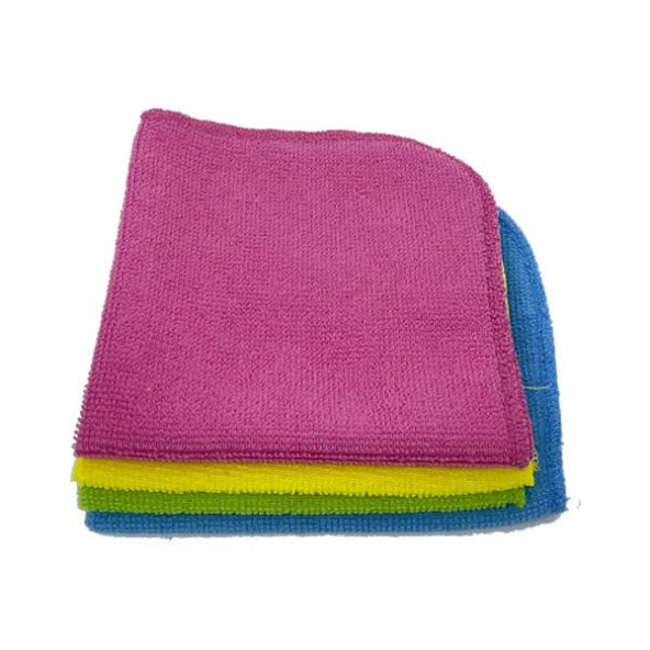 Vichy VH-4524 Eko 4 lü Kartelalı Overloklu Mikrofiber Bez - 1