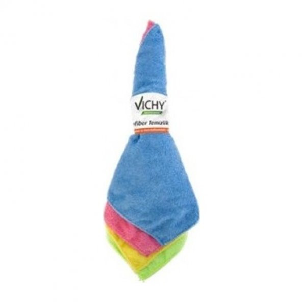 Vichy VH-4524 Eko 4 lü Kartelalı Overloklu Mikrofiber Bez - 2
