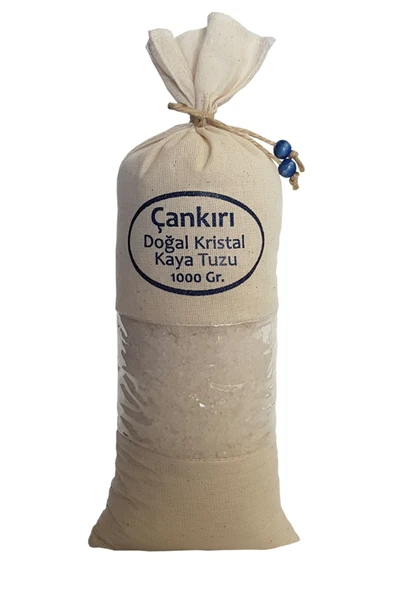 Çankırı Kristal Kaya Tuzu 4 Adet Iri Tane Beyaz Bez Torbada 4 Kg. Orijinal Kaya Tuzu Iri Beyaz Tuz - Resim 2
