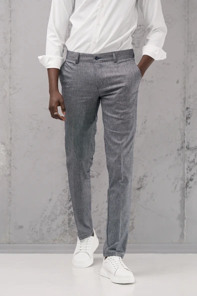 Slimfit Pamuklu Yan Cep Yazlık Gabardin Pantolon - 2