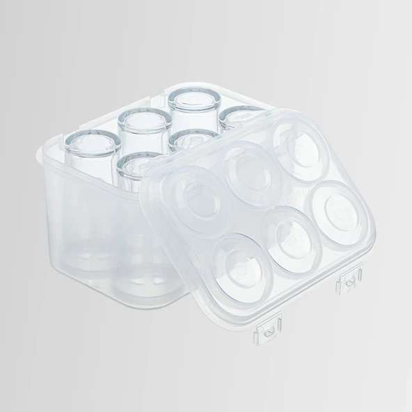 Nurgaz Rakı Bardağı Taşıma Kutusu NG N059 - Resim 3