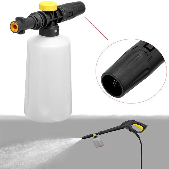 K2 K3 K4 K5 K6 K7 Basınçlı Yıkama Makinesi Köpük Aparatı Sprey Şişe, Karcher ile uyumlu