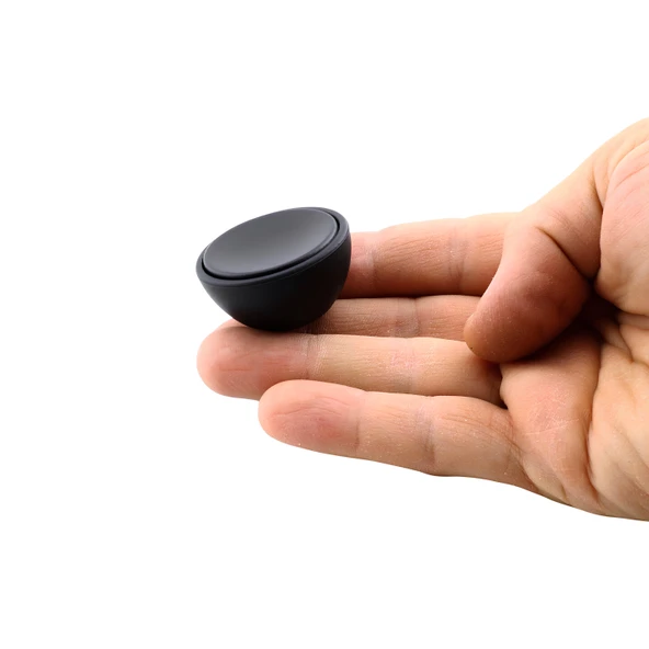 Polimer Düğme Kulp İçbükey Mat Siyah Dolap Mobilya Mutfak Dolabı Çekmece Kulpu Kulbu 10 Adet - Resim 2